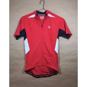 Bontrager Men's Small Cycling Race‎ SS Jersey Model 7579 Rear Pockets Red